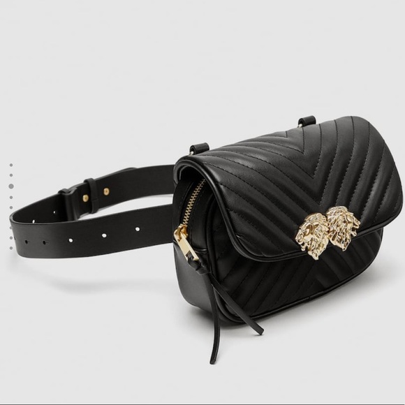 Zara Bags Zara Crossbody Belt Bag With Lion Detail Poshmark